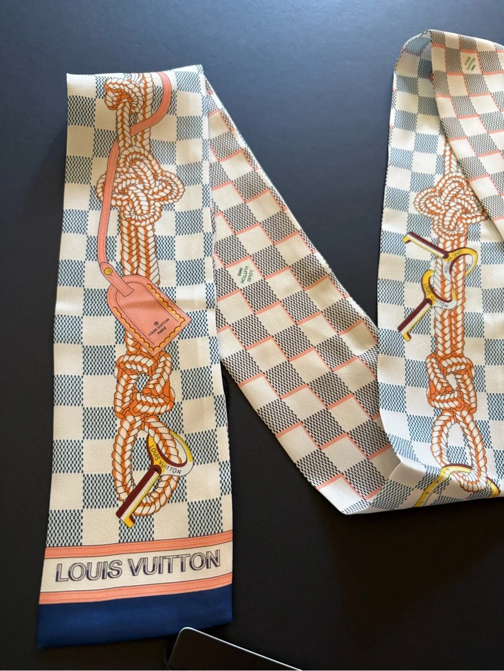 Fashion Silk Long Scarf Twilly